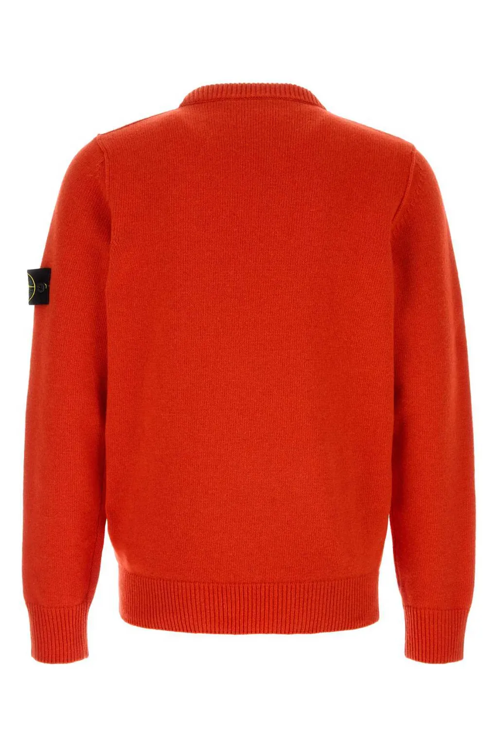 Logo Patch Knitted Crewneck Jumper