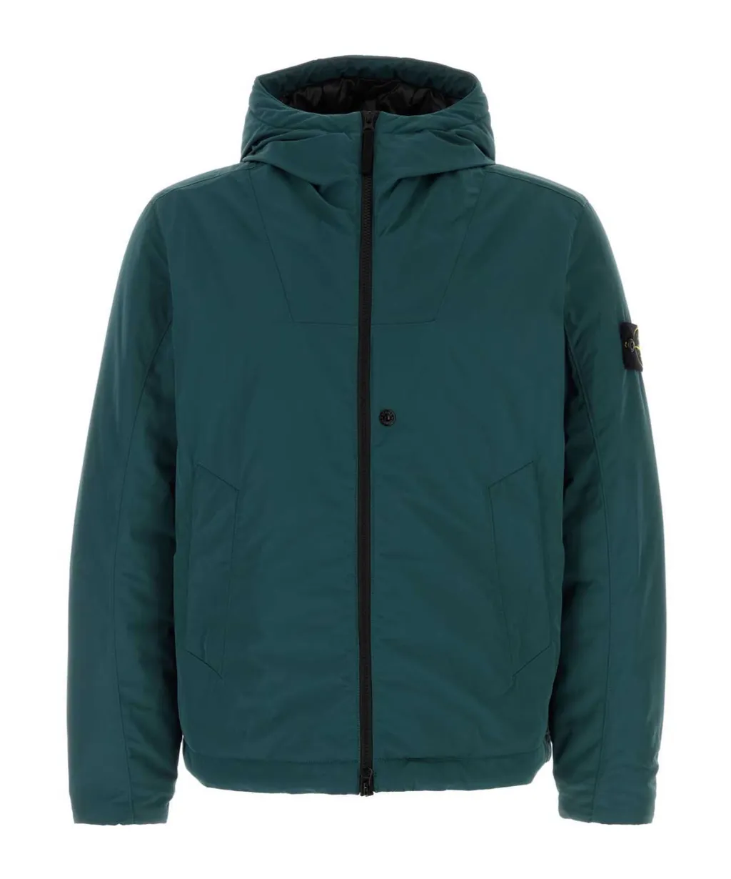 Logo Patch Zip-Up Jacket