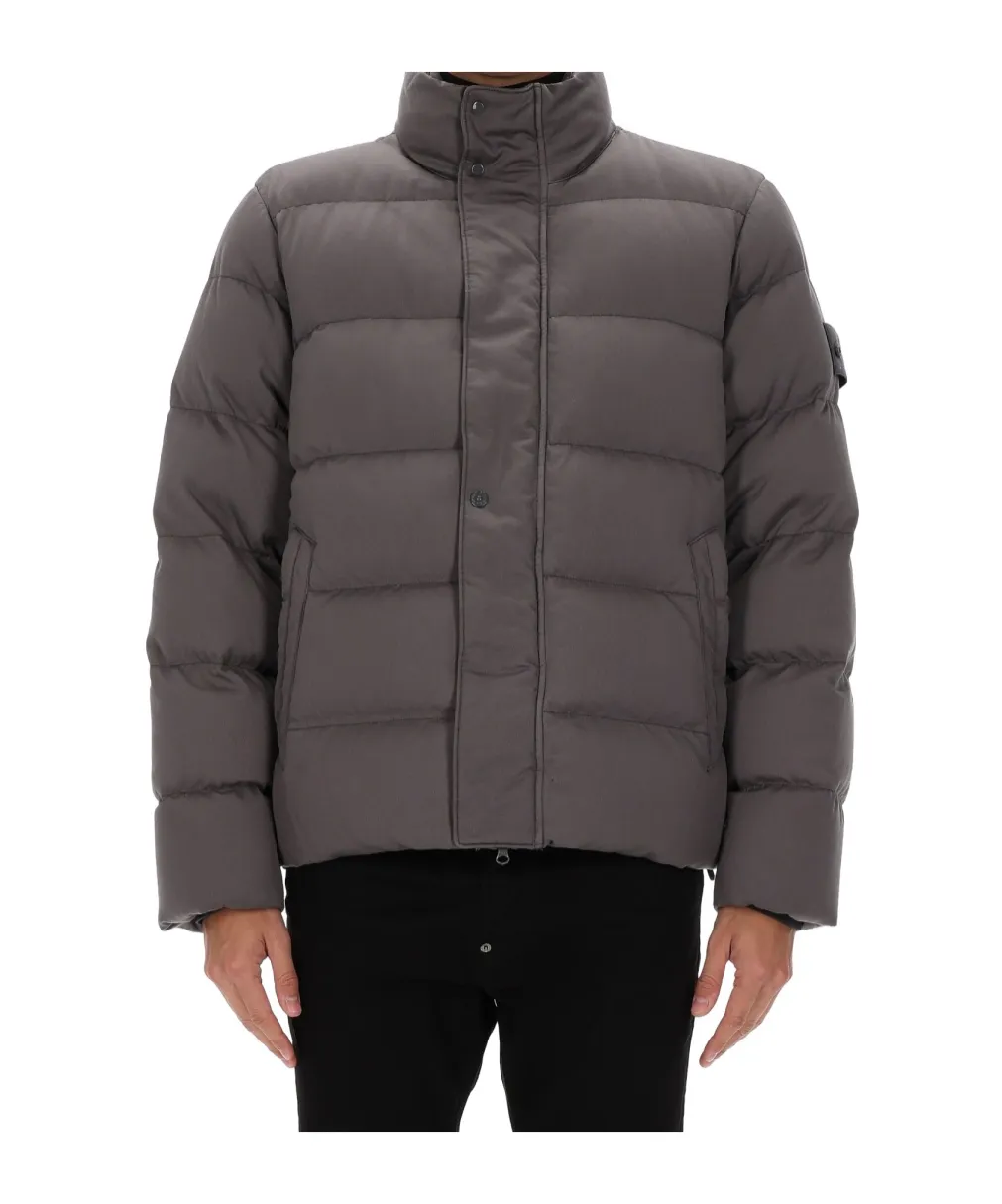 Down Jacket With Anti-Drop And Ribbed Internal Cuffs