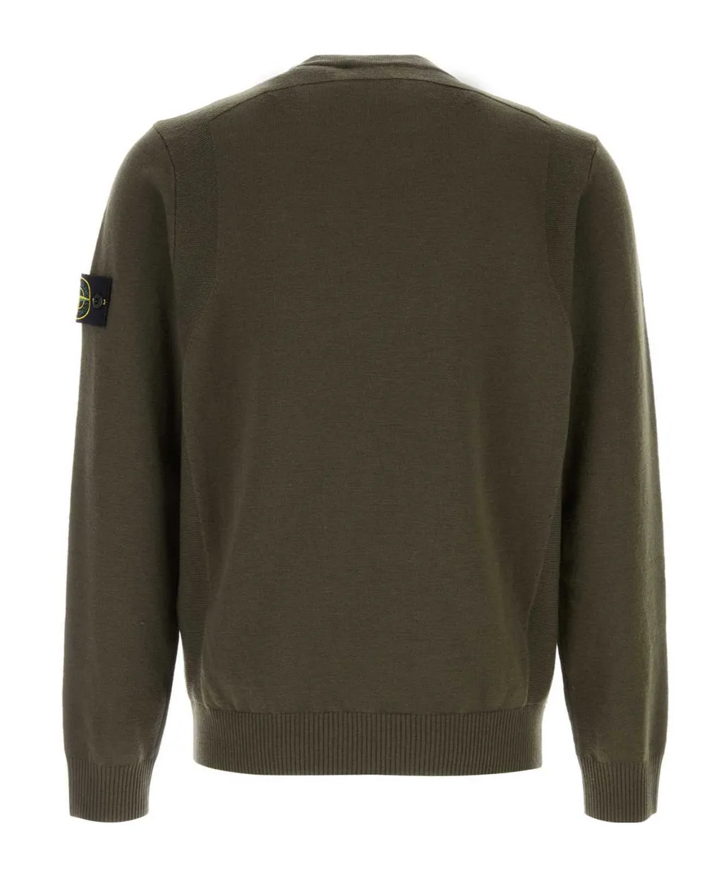 Logo Patch Crewneck Jumper