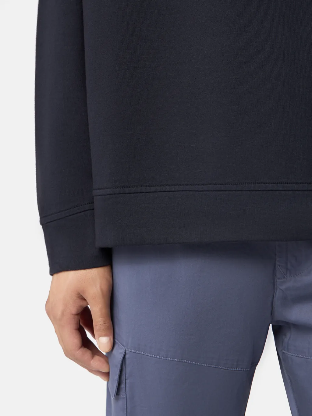 Logo Patch Crewneck Sweatshirt