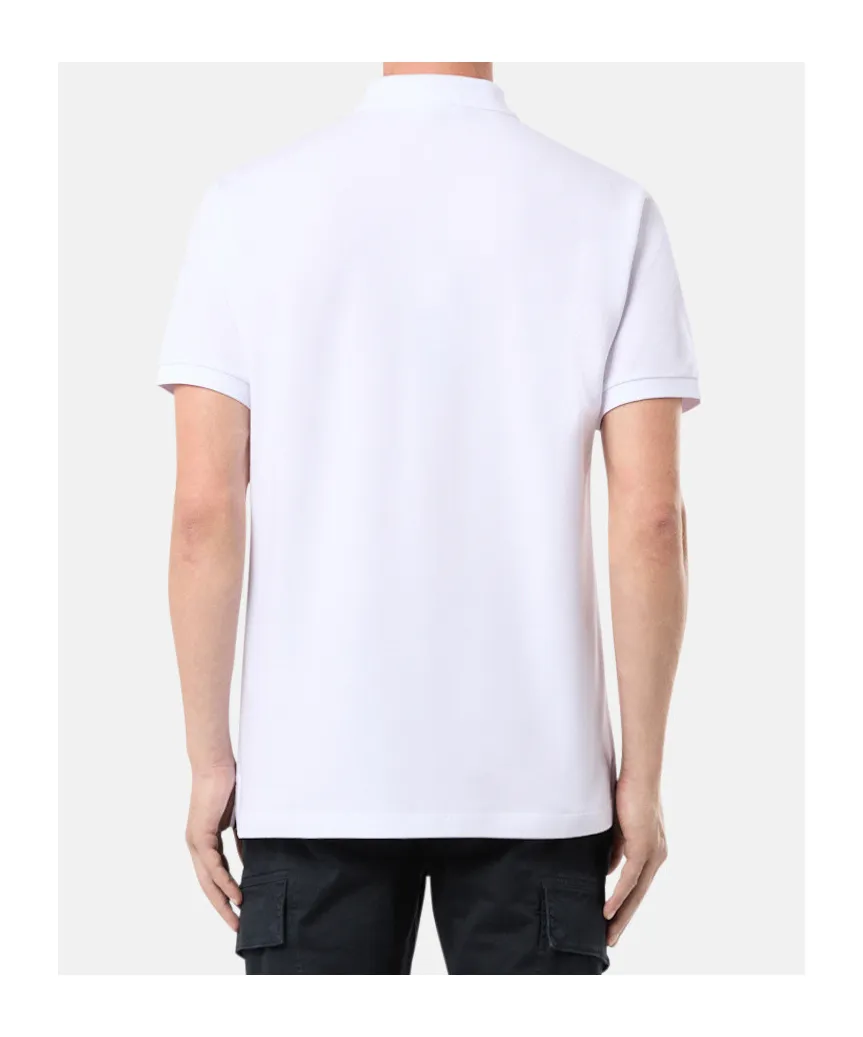 Regular-Fit Short-Sleeve Polo Shirt With Compass Patch