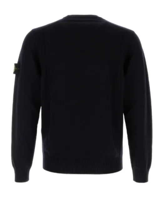 Logo Patch Crewneck Sweater