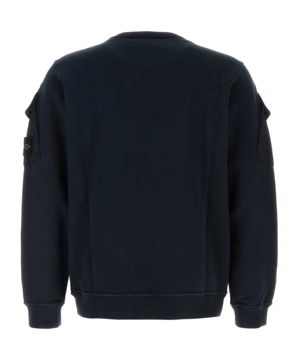 Logo Patch Crewneck Sweatshirt