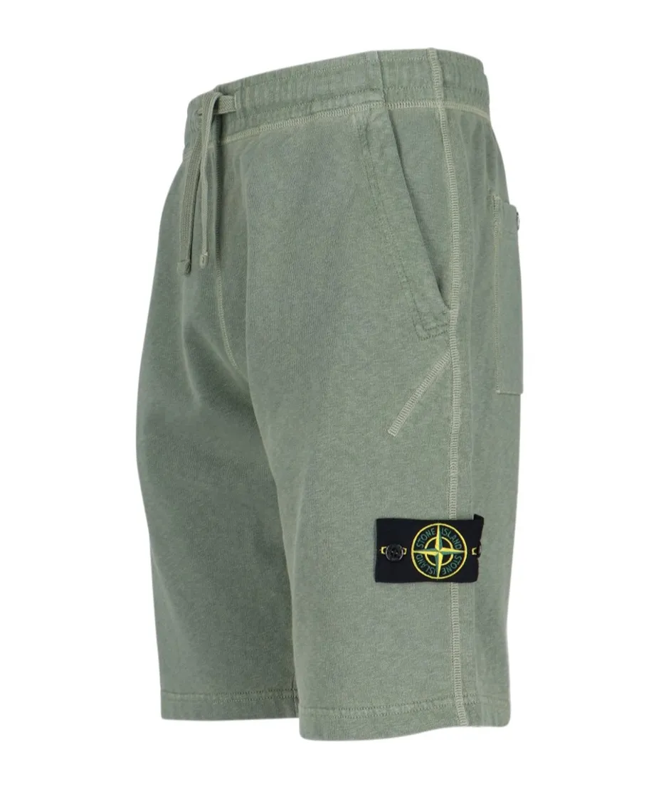 Logo-Patch Drawstring Shorts