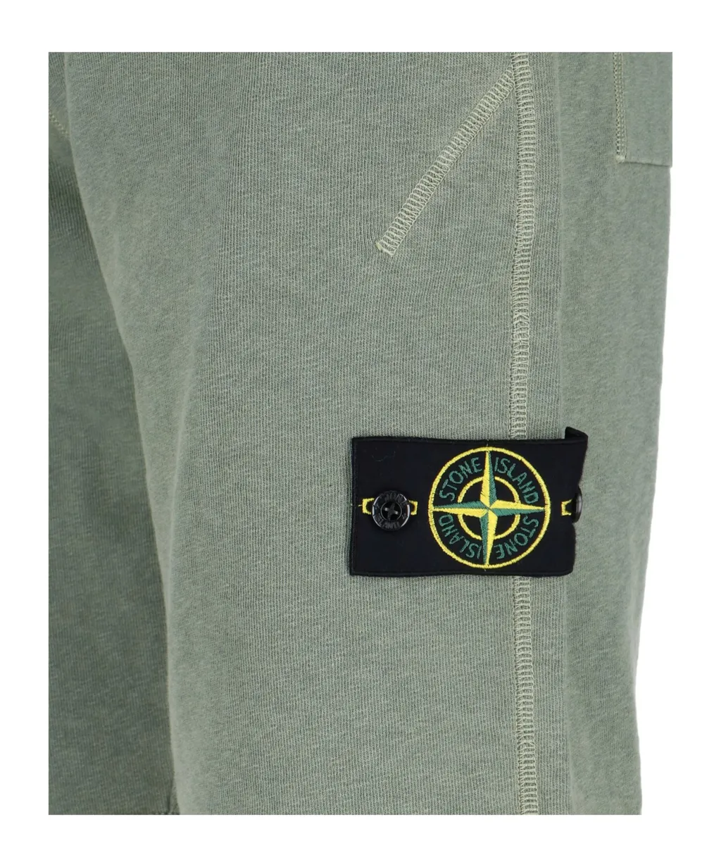 Logo-Patch Drawstring Shorts