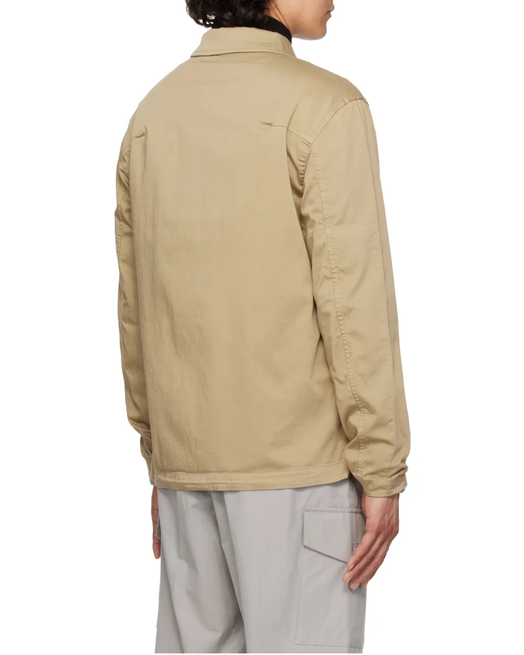 Compass Patch Zipped Overshirt
