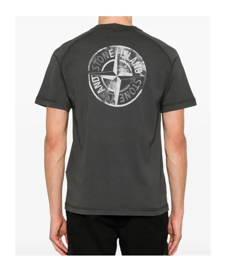 Compass Printed Crewneck T-Shirt