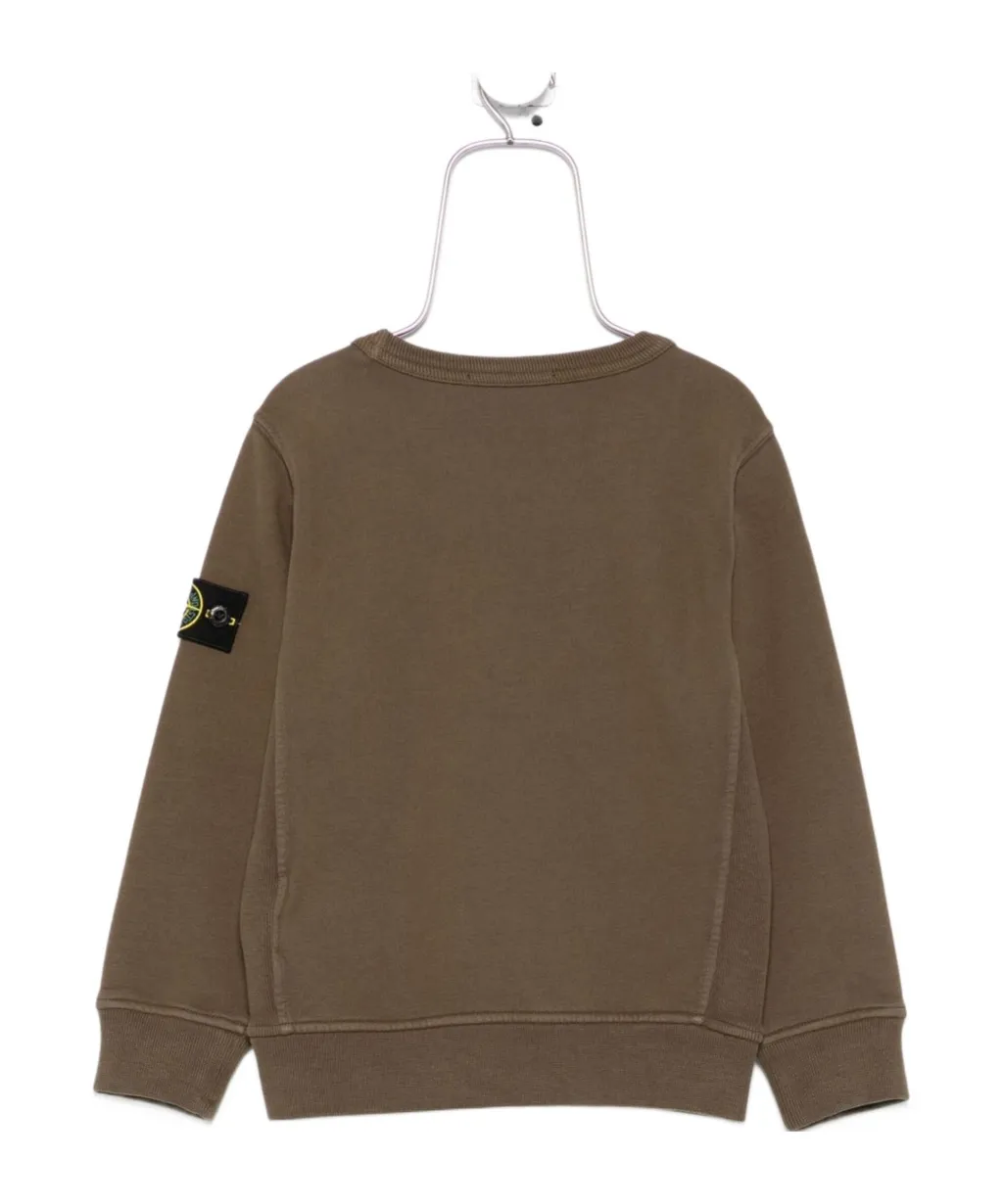 Logo-Patch Crew-Neck Sweatshirt