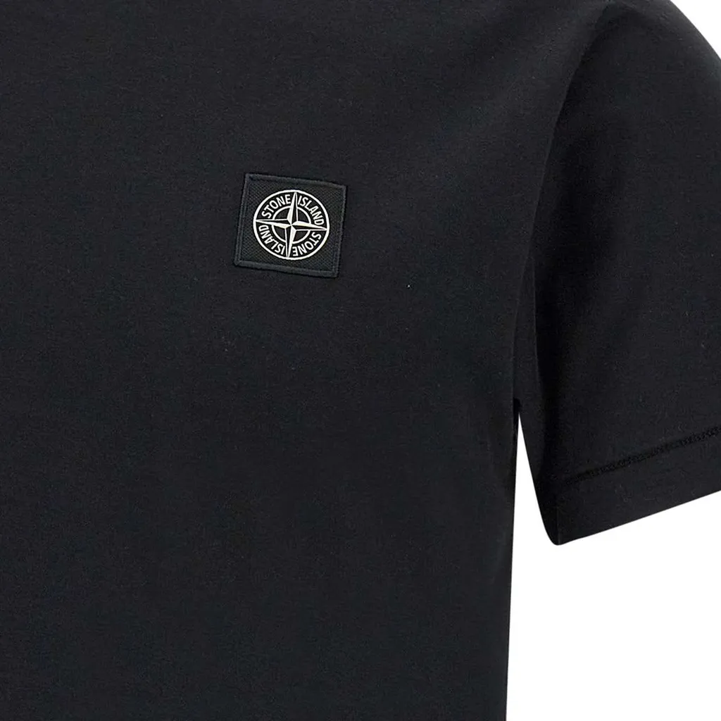 Logo Patch Crewneck T-Shirt