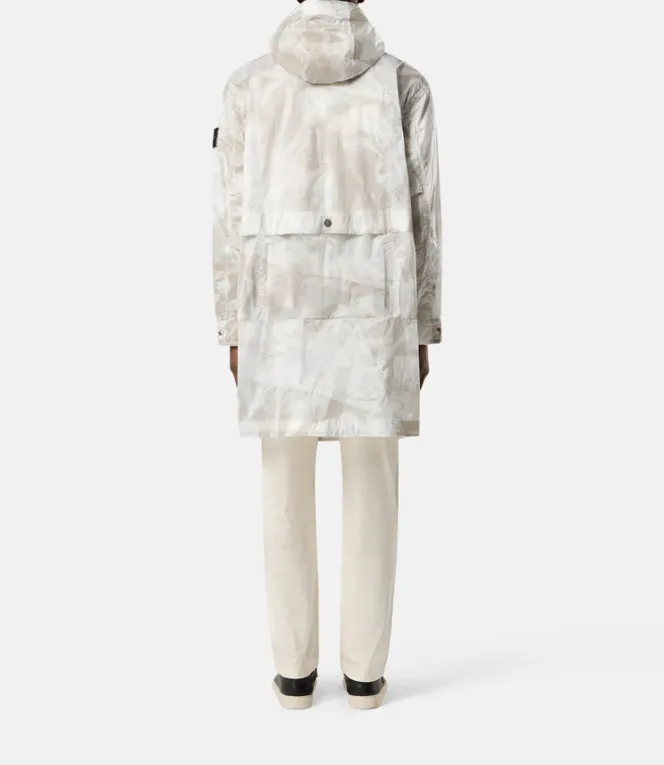 Camouflage Printed Hooded Coat