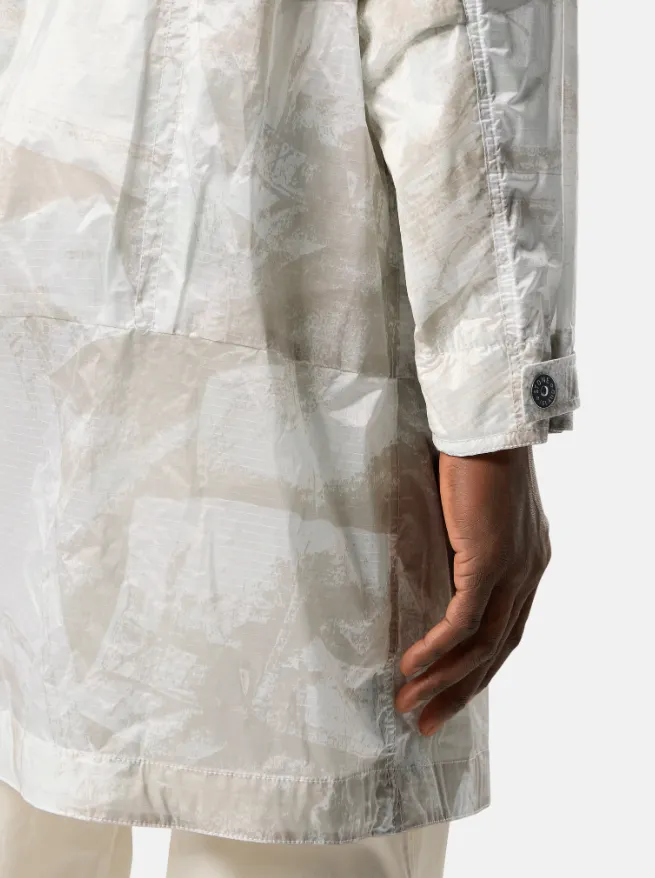 Camouflage Printed Hooded Coat