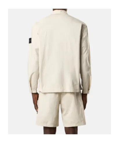 Logo Patch Long Sleeved Overshirt