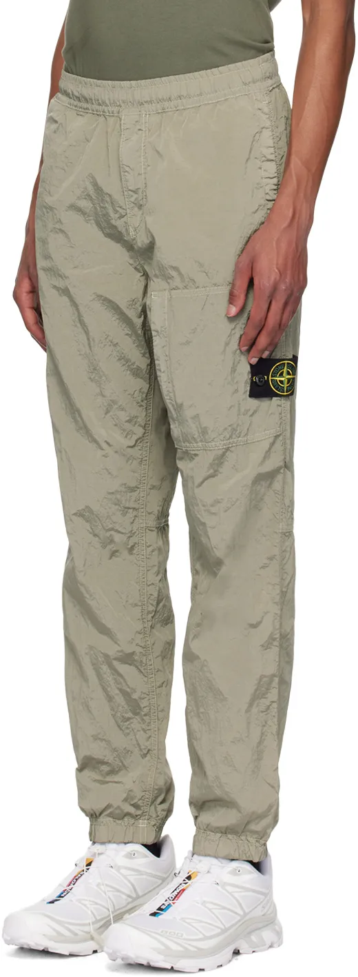 Logo Patch Straight Leg Trousers