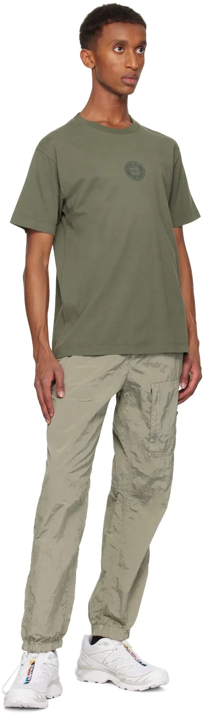 Logo Patch Straight Leg Trousers