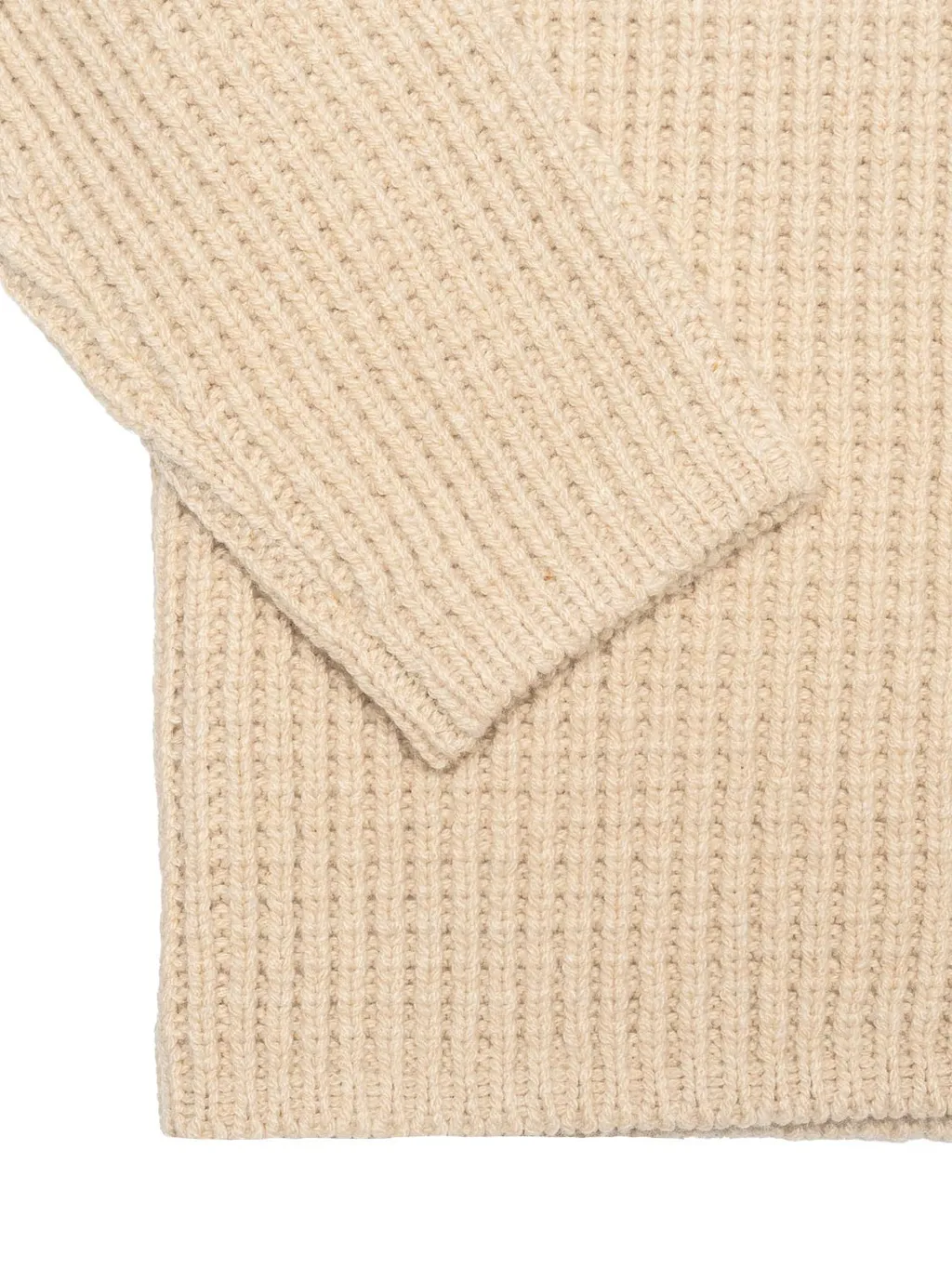 Compass-Badge Hooded Cardigan