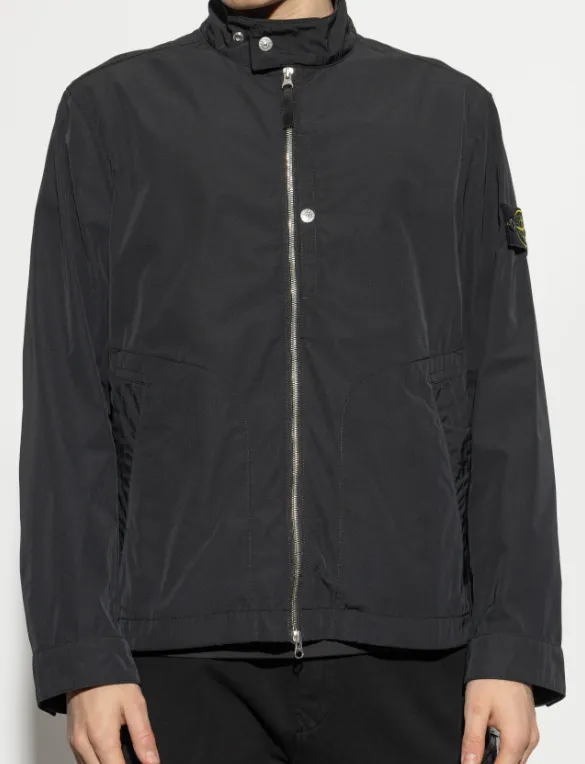 Logo-Patch Zipped Jacket