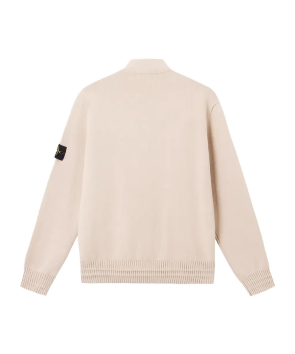 Logo Patch V-Neck Cardigan