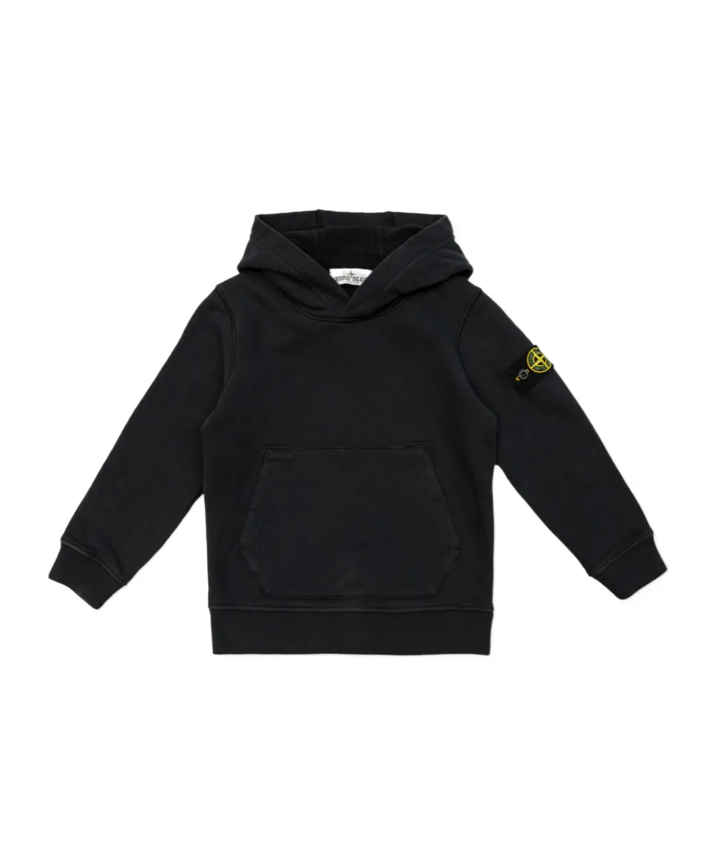 Compass-Badge Long-Sleeved Hoodie