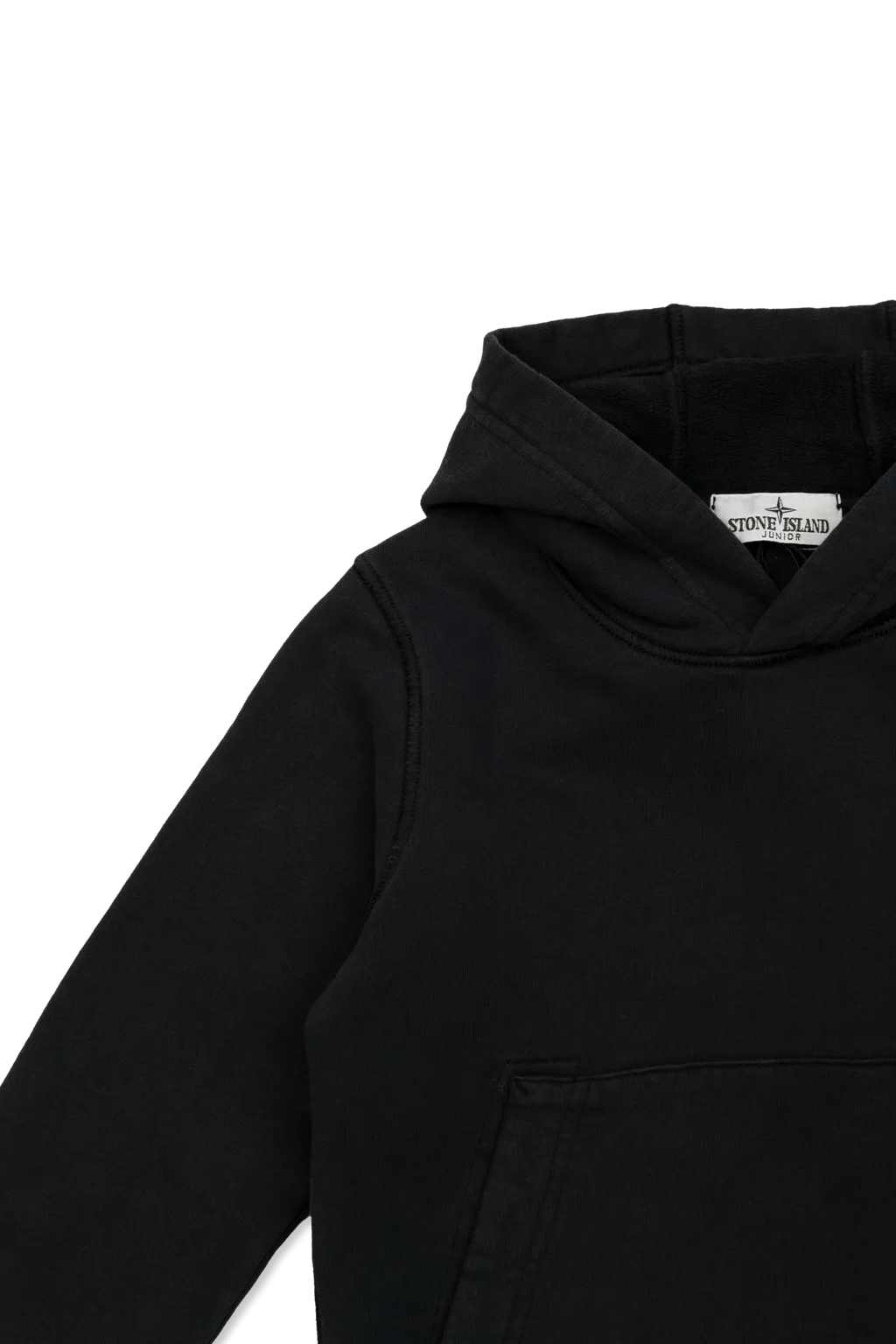 Compass-Badge Long-Sleeved Hoodie