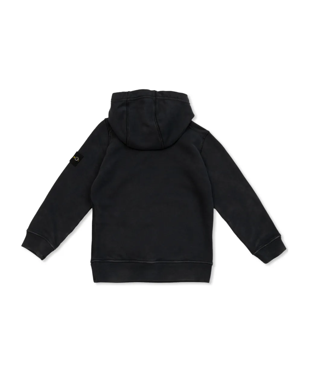 Compass-Badge Long-Sleeved Hoodie