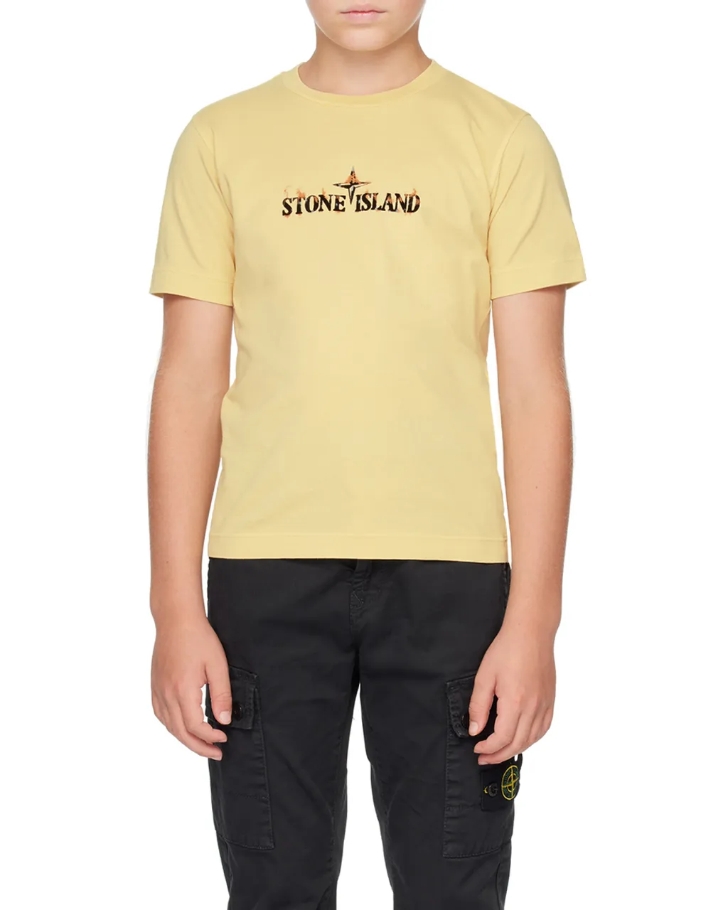 Compass-Print Cotton T-Shirt