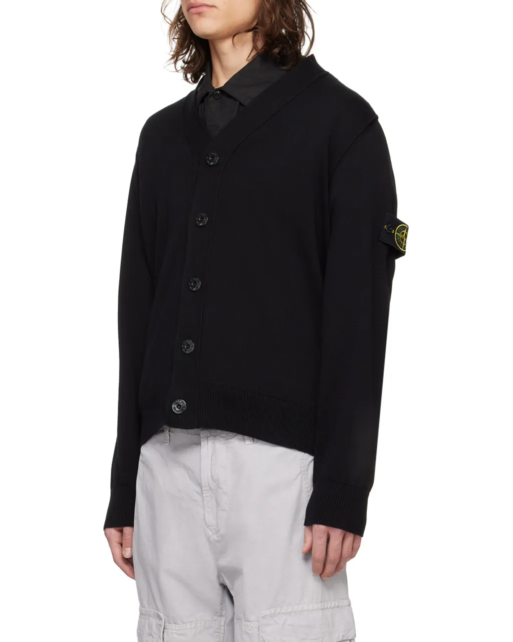 Compass-Badge Cardigan