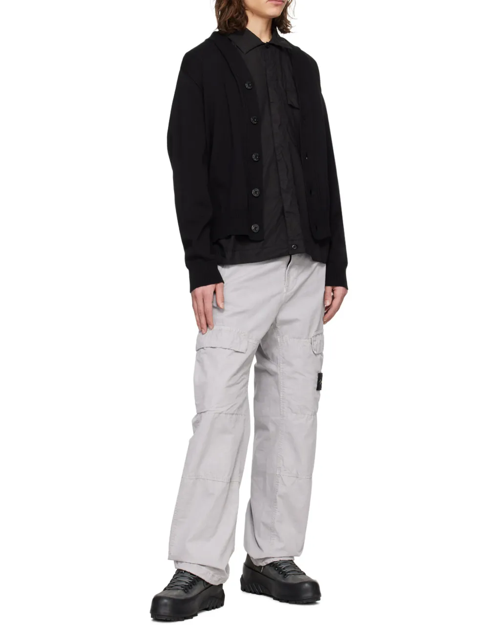 Compass-Badge Cardigan