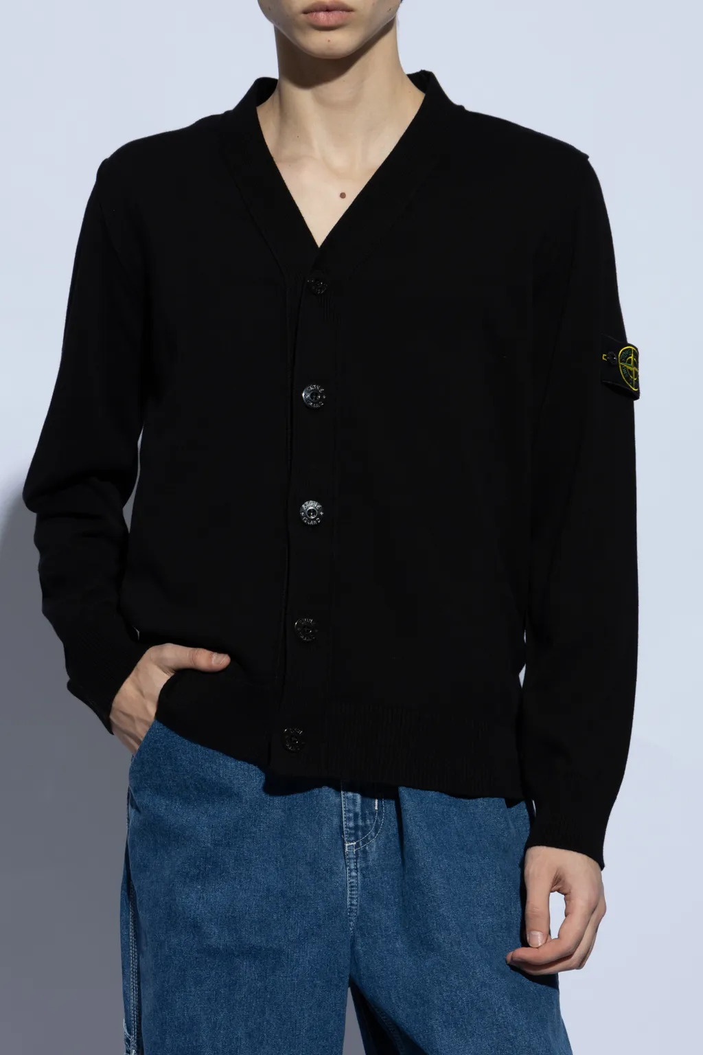 Compass-Badge Cardigan