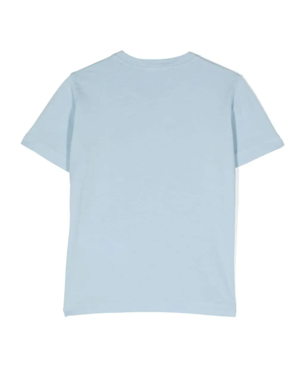 Compass-Motif Cotton T-Shirt