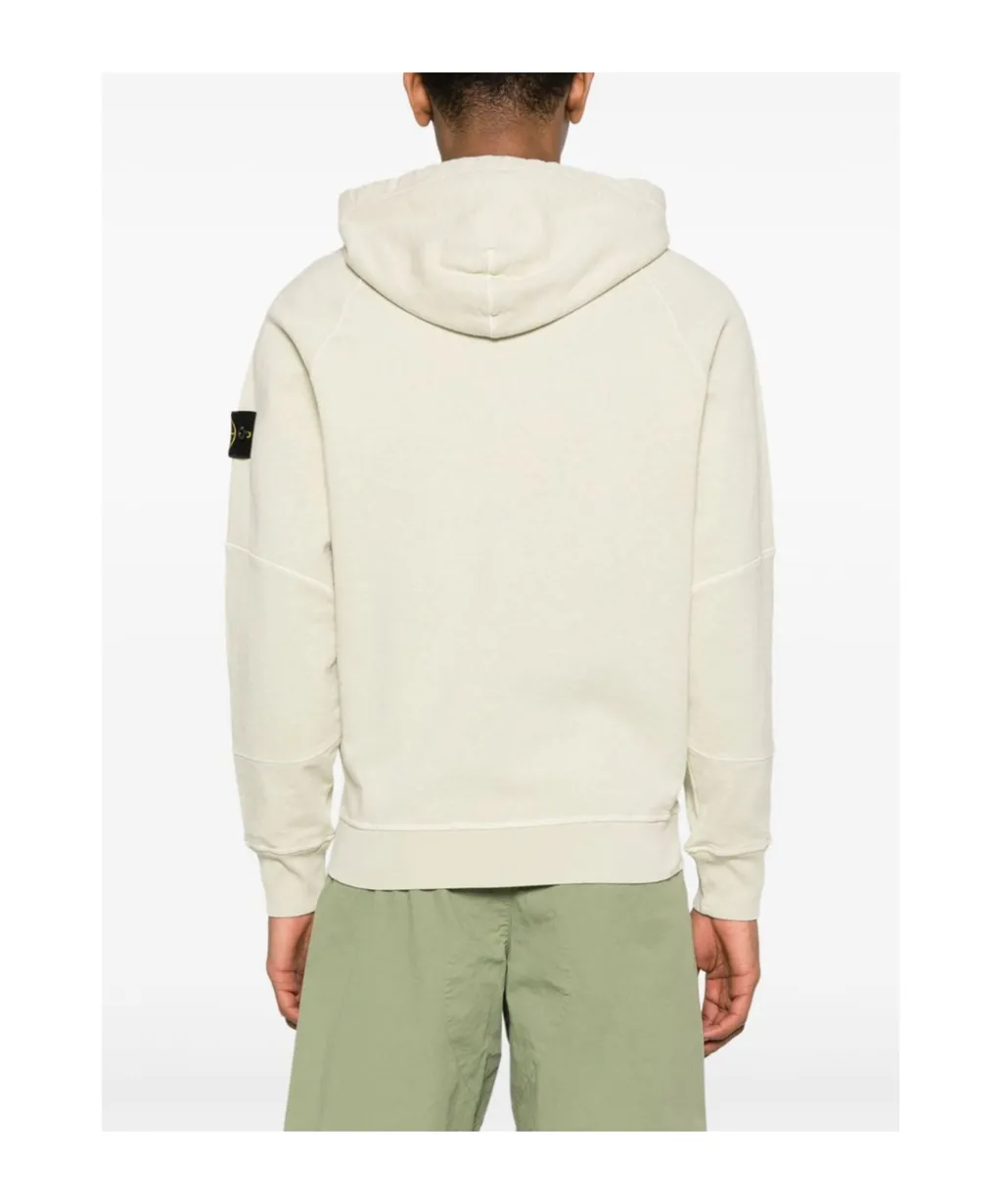 Compass-Badge Cotton Hoodie