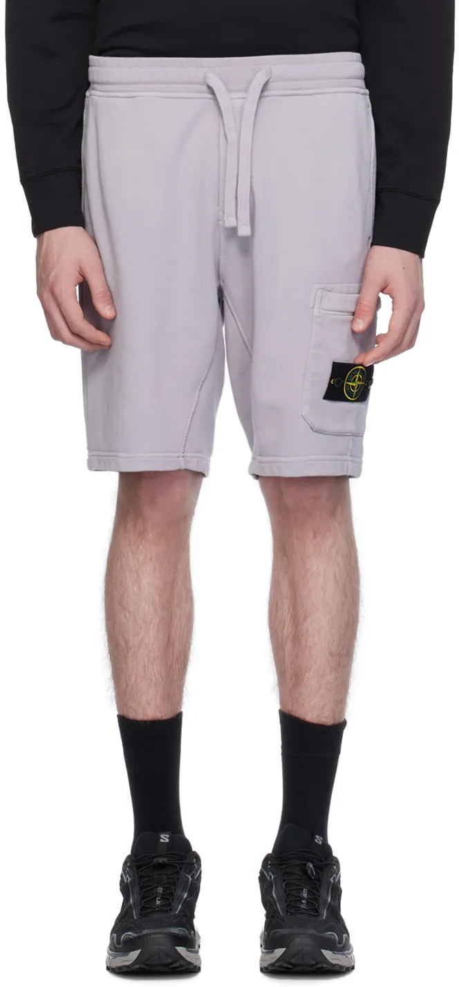 Logo Patch Drawstring Bermuda Shorts