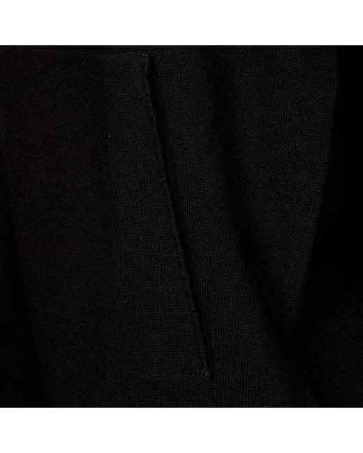 Compass-Motif Virgin Wool Cardigan