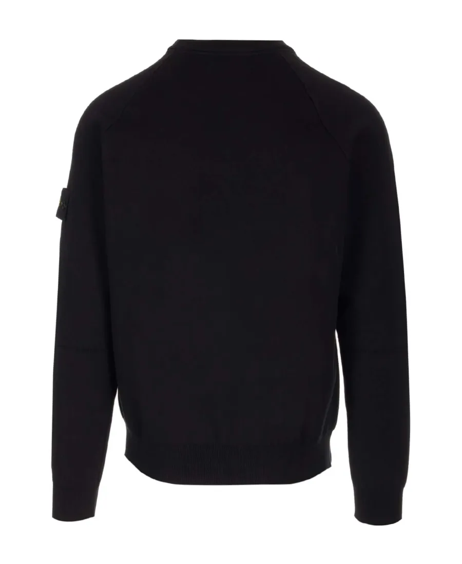 Compass-Motif Cotton-Blend Sweatshirt