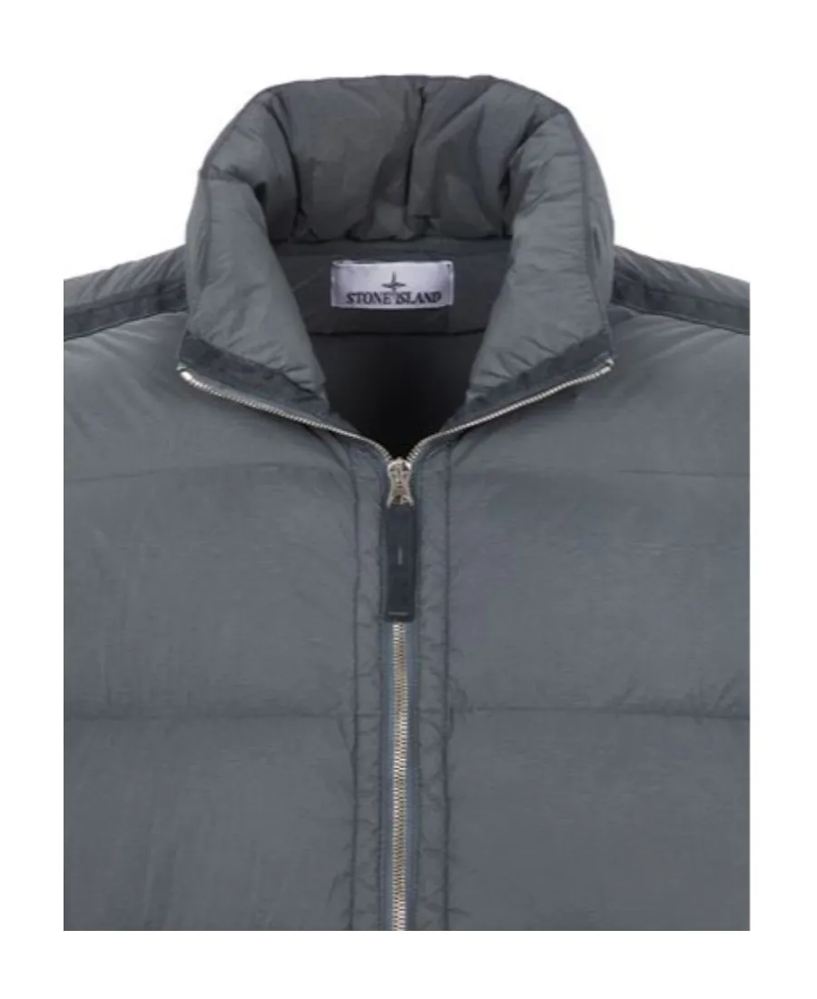 Compass-Patch Padded Down Jacket