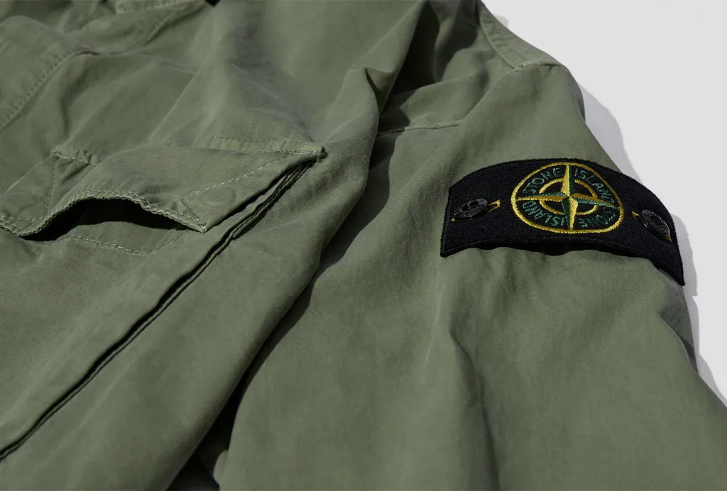 Logo-Patch Cotton Shirt