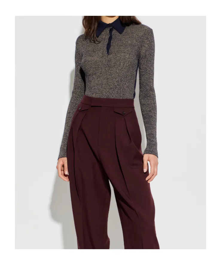 Long-Sleeve Polo