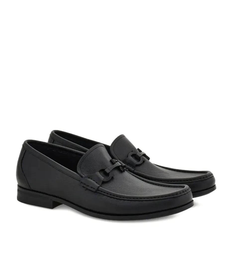 Loafer With Gancini Buckle