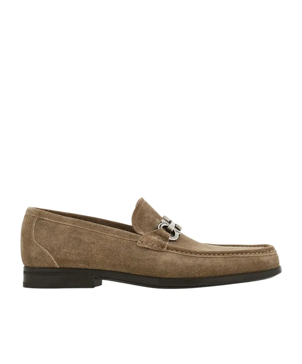 Loafer With Gancini Buckle