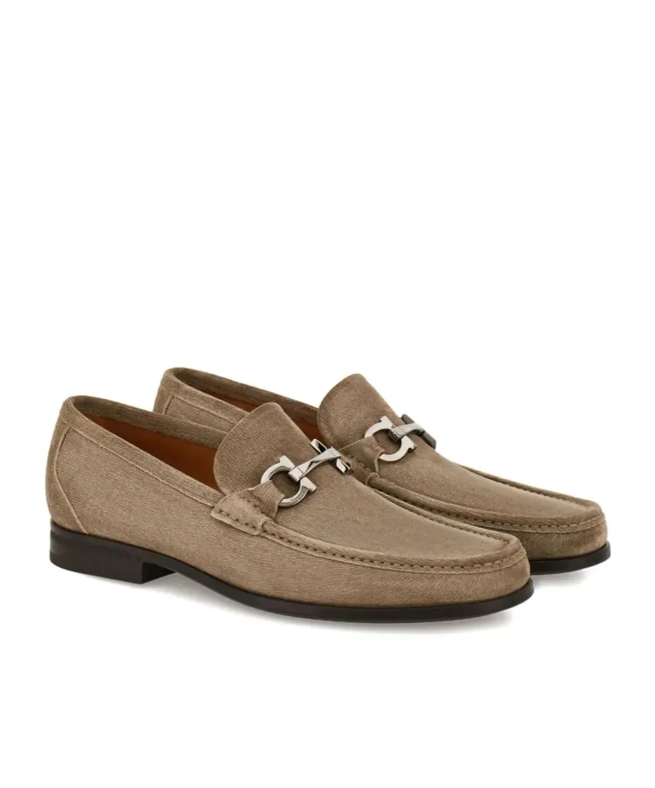 Loafer With Gancini Buckle