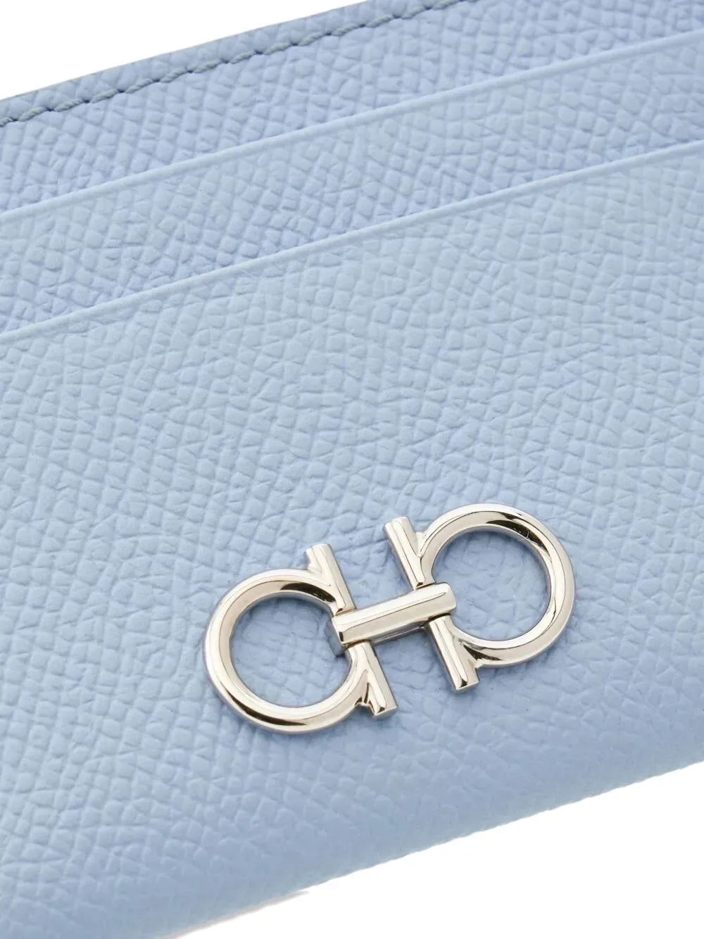 Gancini Leather Card Holder