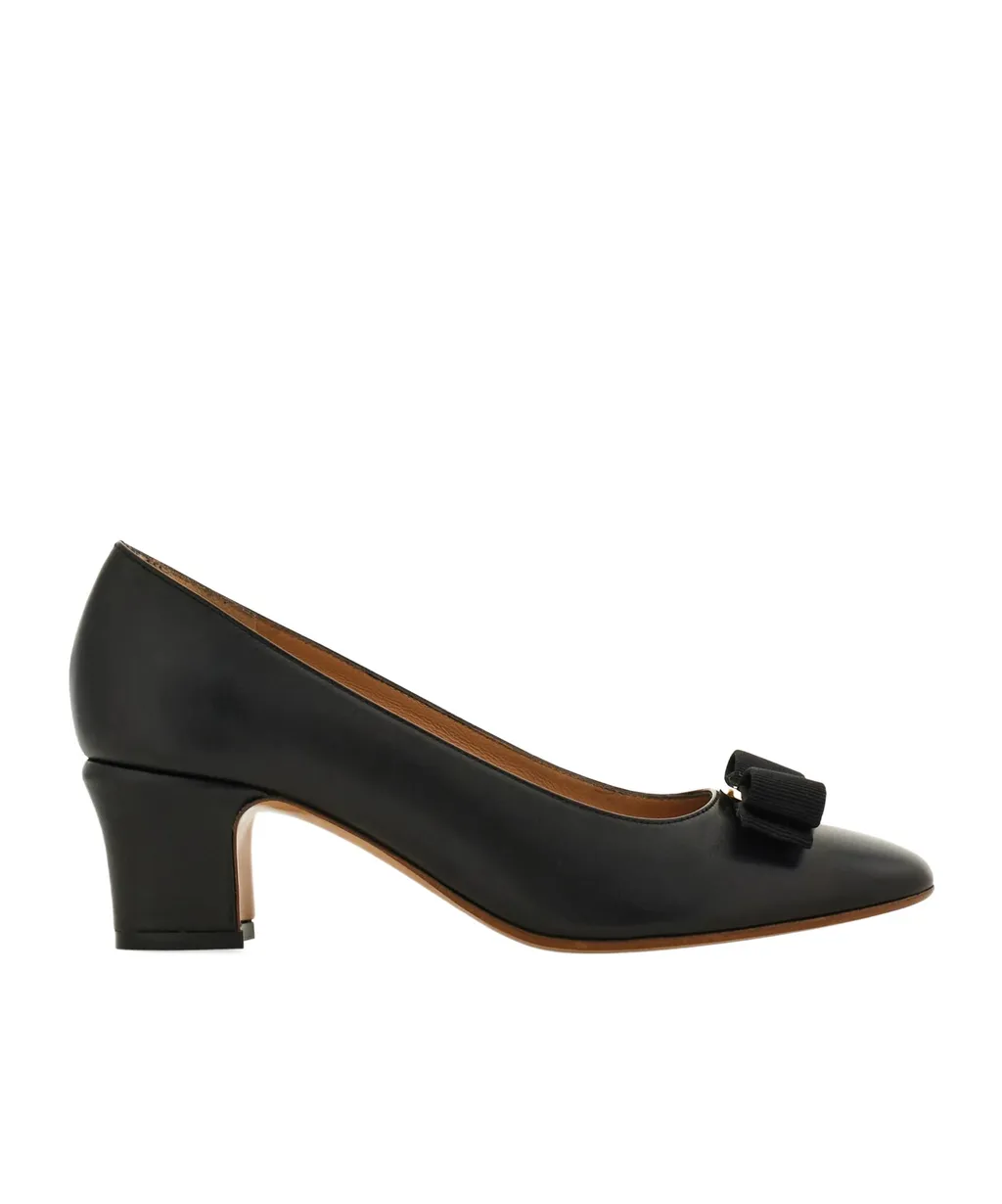 Vara Bow Block Heel Pump