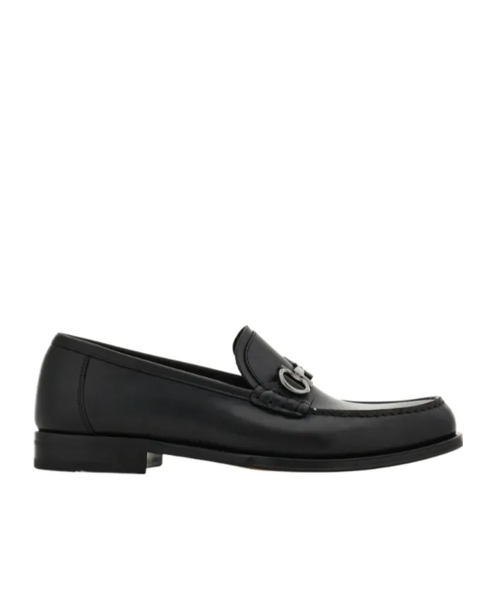 Gancini Buckle Slip-On Loafers