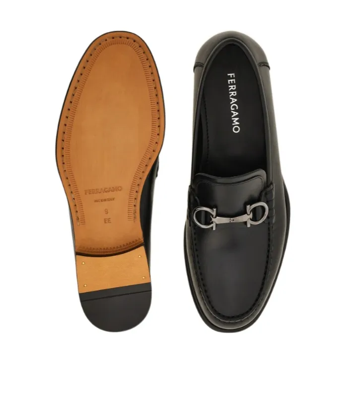 Gancini Buckle Slip-On Loafers
