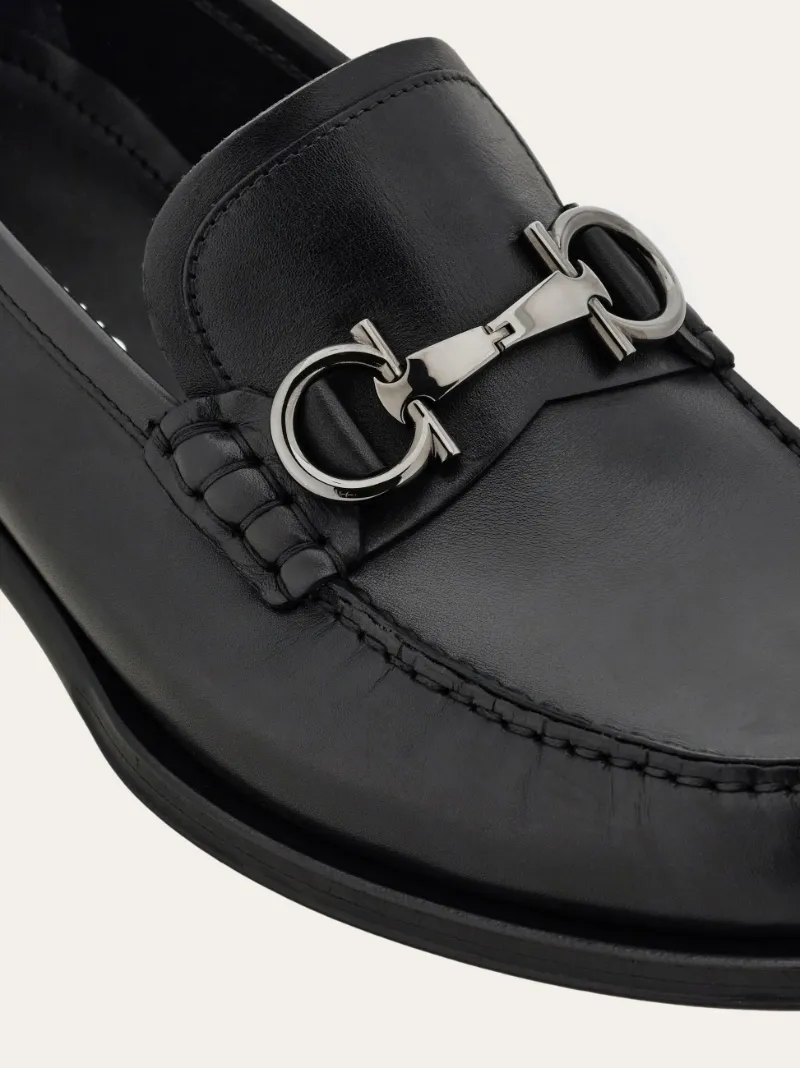 Gancini Buckle Slip-On Loafers