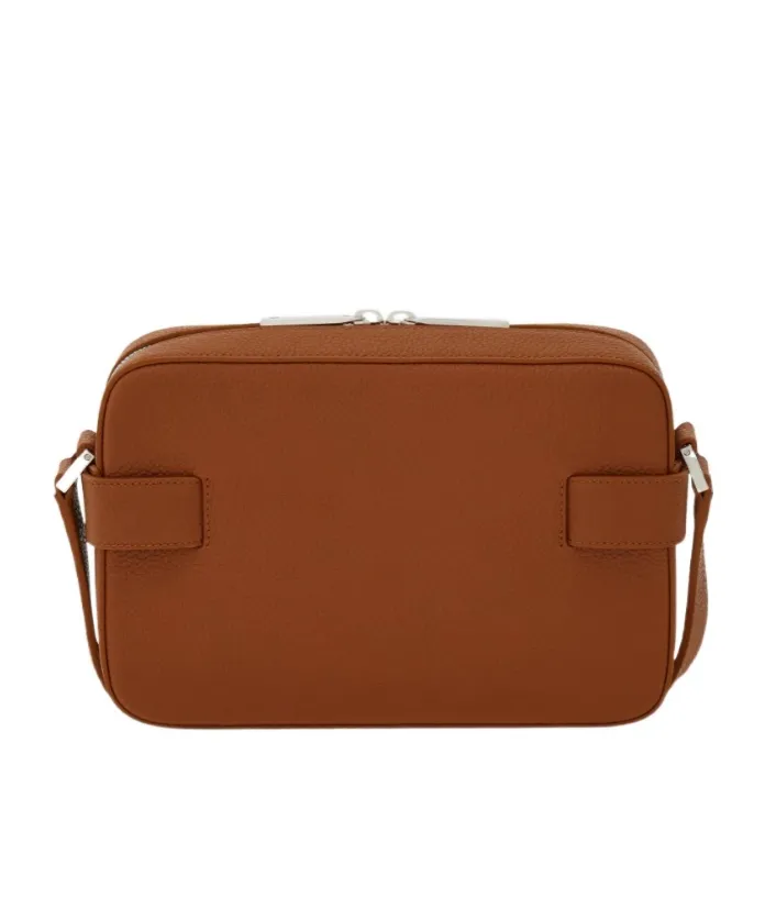 East-West Crossbody Bag With Gancini Buckles