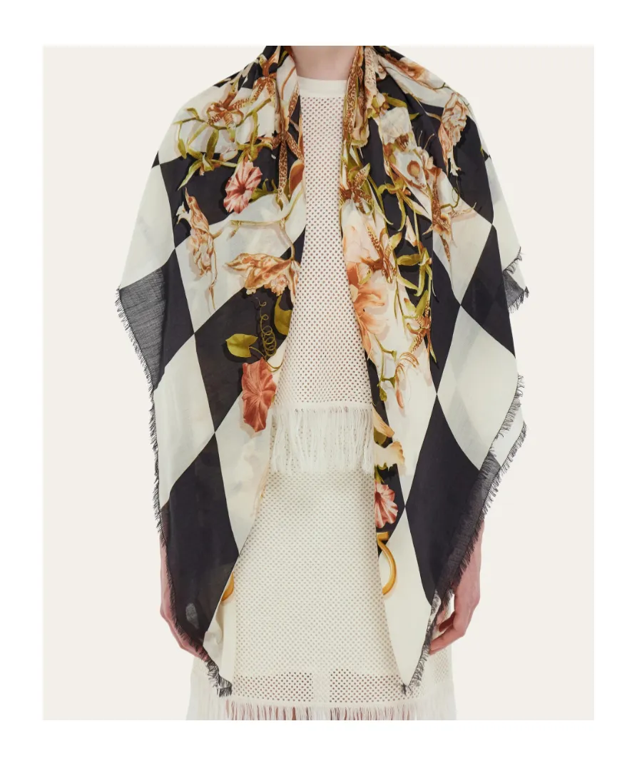 Gaia Print Shawl