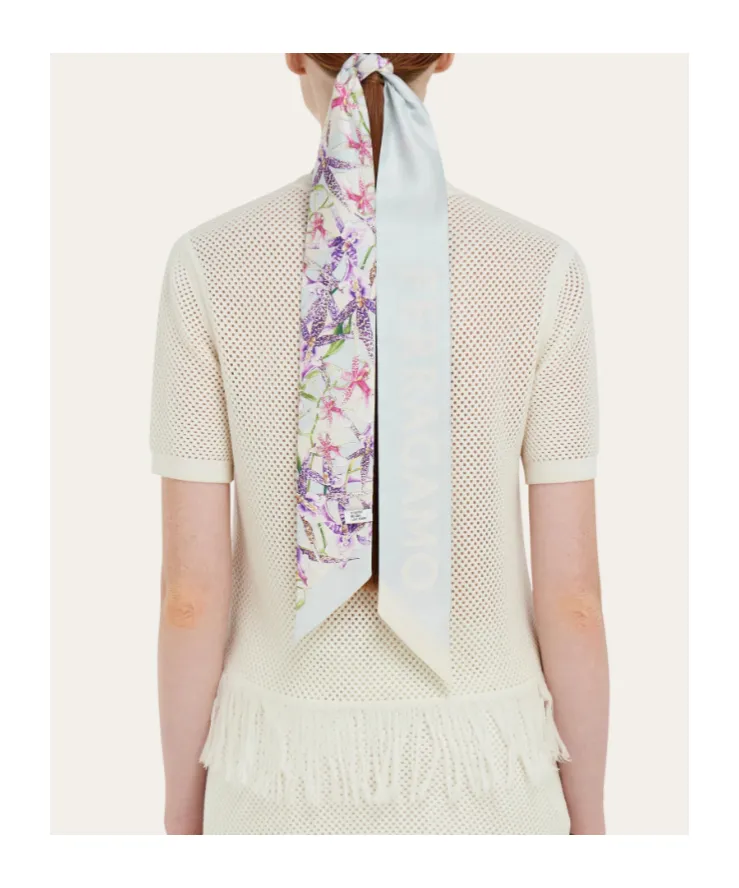 Gaia Print Silk Bandeau