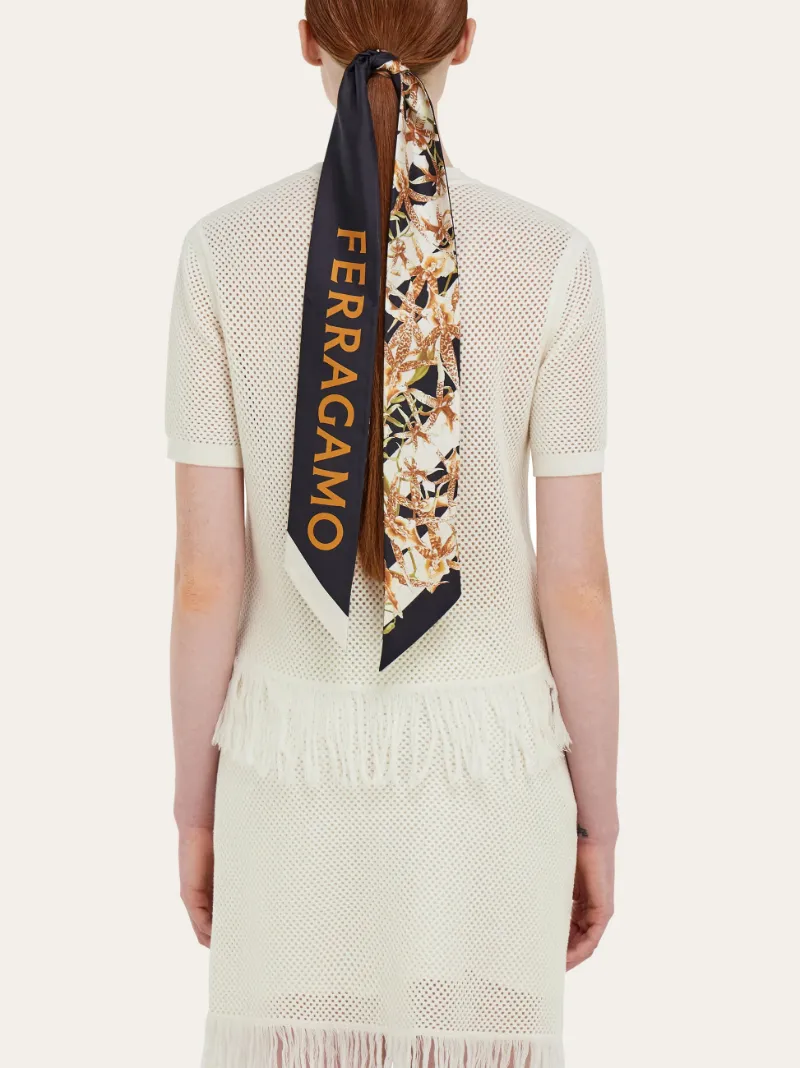 Gaia Print Silk Bandeau