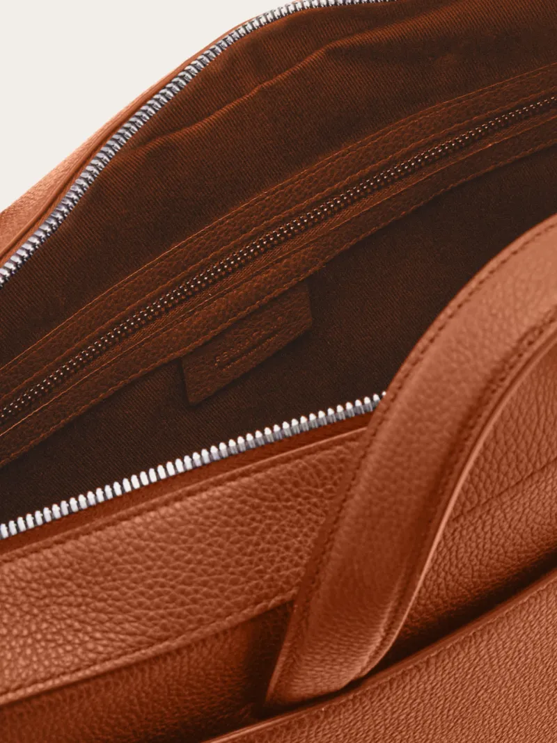 Briefcase With Gancini Buckles